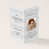 銀写真蝶の葬儀プログラム (外部)