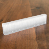 銀勾配 デスクネームプレート (側面)