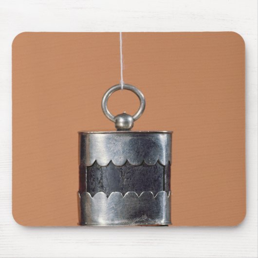 銀取付けられた天然磁石、英語、c.1710 マウスパッド (正面)