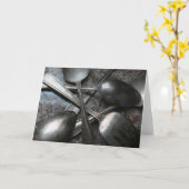 銀器 カード (黄色い花)