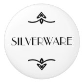 銀器 セラミックノブ (正面)