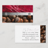 銀大理石ピンクダイヤモンドコーチ名刺 名刺 (正面/裏面)