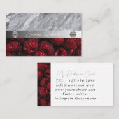 銀大理石ピンクダイヤモンドコーチ名刺 名刺 (正面/裏面)