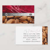 銀大理石ピンクダイヤモンドコーチ名刺 名刺 (正面/裏面)