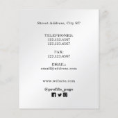 銀契約及び証書付きチラインスパイアイヤー (裏面)