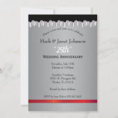 銀婚式おめでとう25周年 招待状 (裏面)