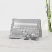 銀婚式のカード カード (正面)