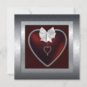 銀婚式25周年パーティー招待状 招待状 (正面)