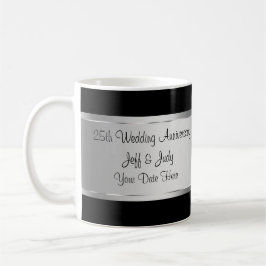 銀婚式 コーヒーマグカップ