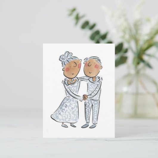 銀婚式 ポストカード (スタンド正面)