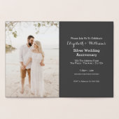 銀婚式 25周年記念 箔カード (内部)