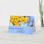 銀子ビロバあいさつカード カード (正面)