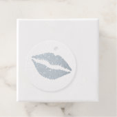 銀実在唇フォイルメッセージカード フェイバータグ (箱)