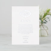 銀実在箔ホイ結婚トサンキューカード 箔招待状 (立ち正面)