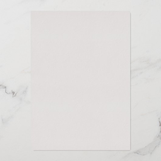 銀実在箔赤面スノーフレーク結婚ス 箔招待状 (裏面)