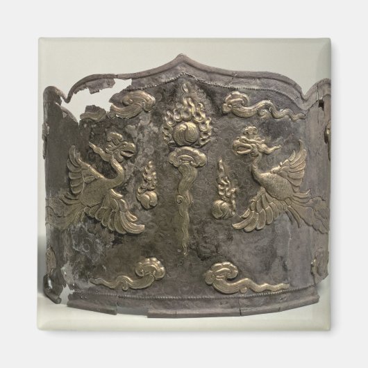 銀小包インペリアルクラウン マグネット (正面)