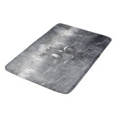 銀山羊座〔占星術の〕十二宮図シンボル鋼スタイル バスマット (アングル)