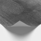 銀工業絵を描黒黒鉛抽象芸術 ラッピングペーパー (角)