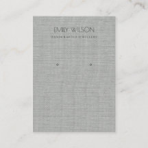 銀布箔ステックイヤリングディスプレイ