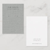 銀布箔ステックイヤリングディスプレイ 名刺 (正面/裏面)