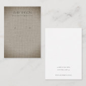 銀布箔ステックイヤリングディスプレイ 名刺 (正面/裏面)