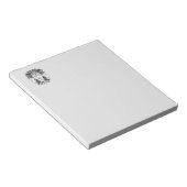 銀幾何学ライオンズヘッド ノートパッド (アングル)
