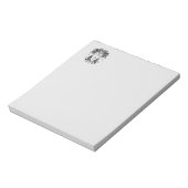 銀幾何学ライオンズヘッド ノートパッド (回転)