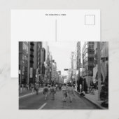 銀座中央通：東京 ポストカード (正面/裏面)