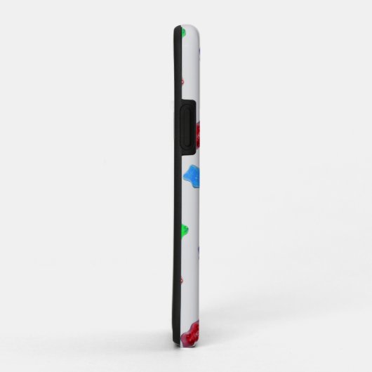 銀数々の色の熊 Case-Mate iPhoneケース (裏面/右)