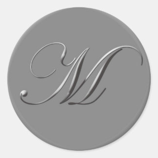 銀文字 ラウンドシール