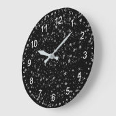 銀星 ラージ壁時計 (傾斜)