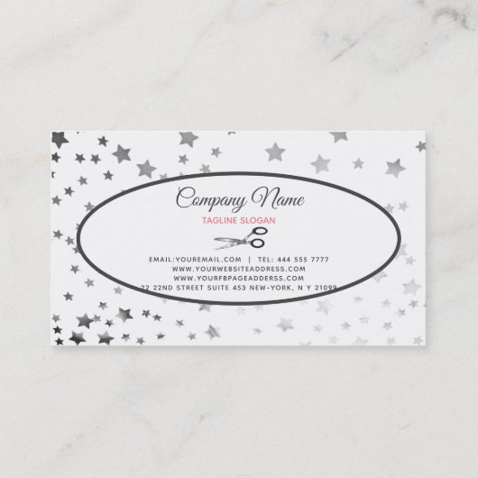 銀星 名刺 (裏面)