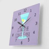 銀時に違いない、数のある スクエア壁時計 (傾斜)