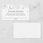 銀月と星おむつラッフルインサートカード エンクロージャーカード (正面/裏面)