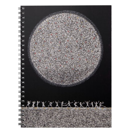 銀月の光の下の踊り ノートブック (正面)