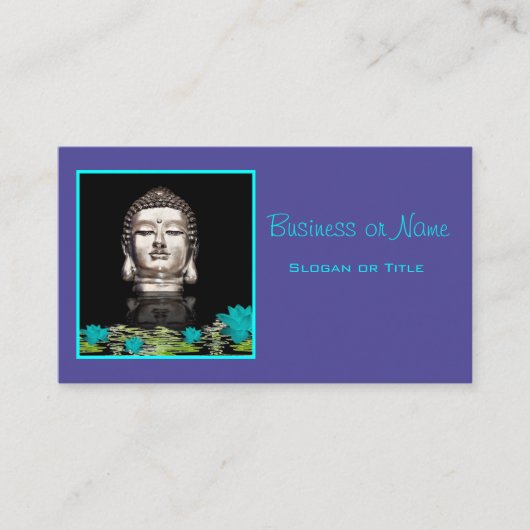 銀本尊像 名刺 (正面)