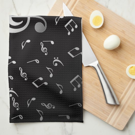 銀札 キッチンタオル (四つ折り)