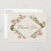 銀杏の水色フローラ結婚の皆様 ポストカード (正面/裏面)