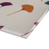 銀杏の葉柄水彩秋紅葉 カッティングボード (角)