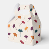 銀杏の葉柄水彩秋紅葉 フェイバーボックス (裏面サイド)