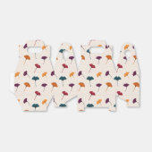 銀杏の葉柄水彩秋紅葉 フェイバーボックス (折り畳みなし)