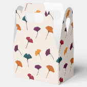 銀杏の葉柄水彩秋紅葉 フェイバーボックス (オープン)