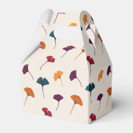 銀杏の葉柄水彩秋紅葉 フェイバーボックス