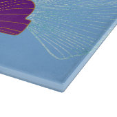 銀杏カスタム葉ガラス切断板 カッティングボード (角)