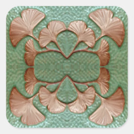 銀杏ステッカー スクエアシール