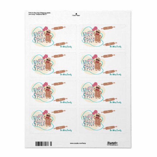 銀杏パーソナライズされたパンのクリスマスプレゼントのラベル ラベル (フルシート)