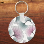 銀杏ビロバ手描き。 キーホルダー (裏面)