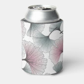 銀杏ビロバ手描き。 缶クーラー (缶裏面)