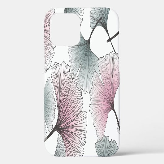 銀杏ビロバ手描き。 Case-Mate iPhoneケース (裏面)