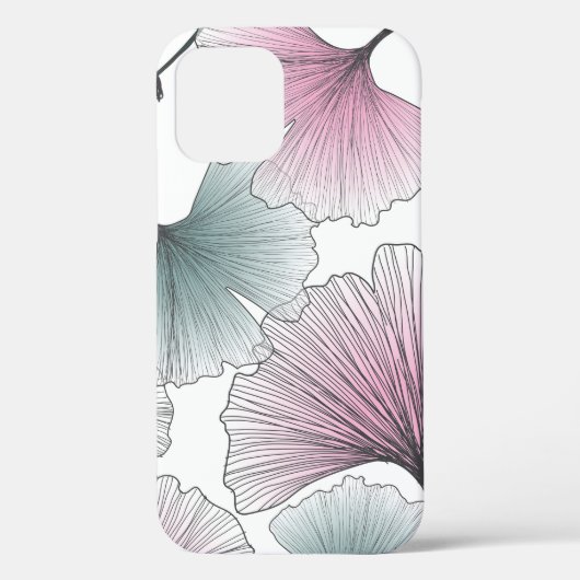 銀杏ビロバ手描き。 Case-Mate iPhoneケース (裏面)